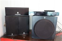 Samsung Blu-Ray Player & Set of Yamaha Speakers