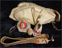 Baby Right Beaded Moccasin & Small Beaded Purse