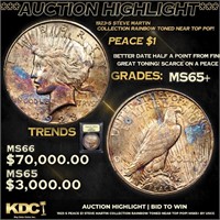 ***Auction Highlight*** 1923-s Peace Dollar Steve