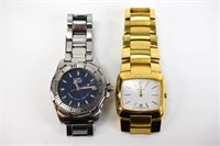 Gucci Gold tone 8500M & Sector 255 Quartz Watches