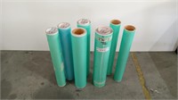 100m McSign Blue & Green Frosted Window Films