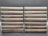 (14) Antique Volumes of English Literature