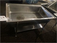 chafing stand with steam insert pan