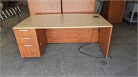 Desk With Lockable Drawer 71" x 41" x 29"