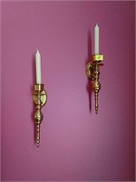 Brass Wall Candle Sconces