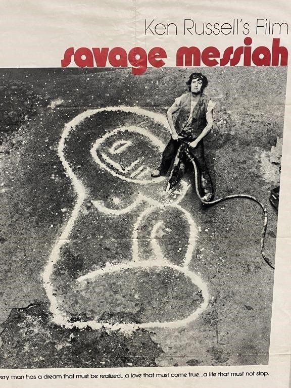Ken Russell's Film Savage Messiah Movie Poster