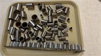 Lot of Craftsmans12pt Sockets Metric & Standard &