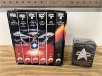 Star Trek Communicator Soundboard Pin & VHS Tapes