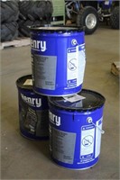 (3) Fibered Black Roof Coating, 4.75Gal Buckets