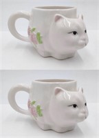 2 PCS CAT TEA MUG