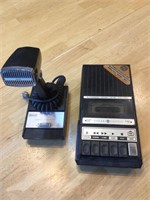 GE Tape recorder & microphone