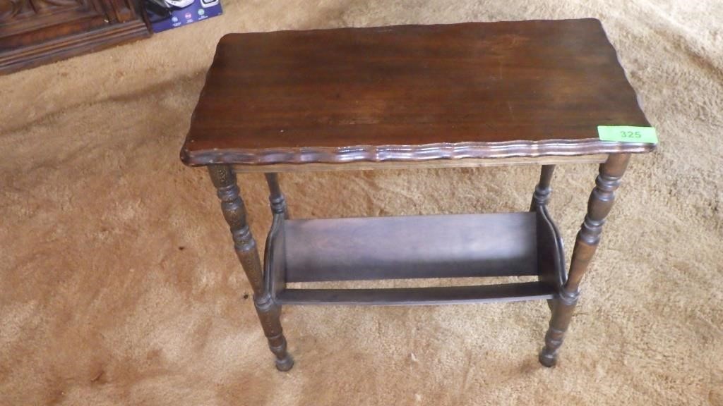 VINTAGE BOOKSHELF TABLE 24 x 12 x 24