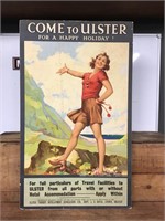 Original "Come to Ulster" Advertising Sign