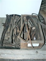 2 groups of vintage hand tools
