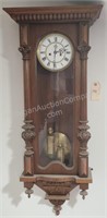 19th Century Regulator Duo Weight Driven Clock