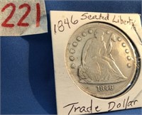 19846 Seated Liberty Trade Dollar Replica?