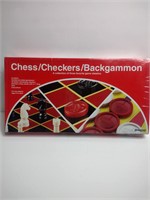 Chess, Checkers, Backgammon