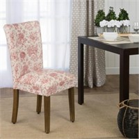 Parsons Dining Chair – Cream and Red Toile