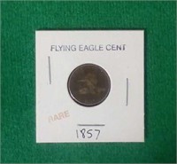 Rare 1857 Flying Eagle cent