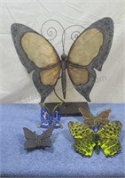 Butterfly shaped decorative items