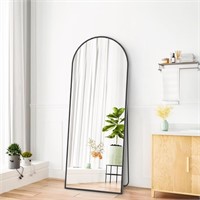 ZUNMOS Arched Full Length Mirror 59"x16", Full Bod