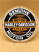 Harley-Davidson Motor Oil Replica Sign