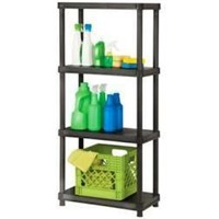 Black Utility Shelf-4 Tier