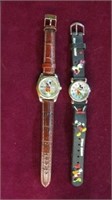 2 CHILDS MICKEY MOUSE WATCHES