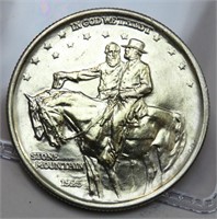 1925 Silver Stone Mountain Half Dollar