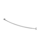 AMAZON BASICS EXTENDABLE CURVED SHOWER ROD - 48IN