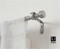 UMBRA CAPPA (2-PACK), TWO ¾IN ADJUSTABLE CURTAIN