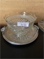 Punch bowl with platers