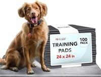SEALED-100 Pcs Dog Training Pad Black Charcoal
