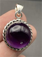 Rock, Crystal, Natural, Jewelry, Pendant, Sterling