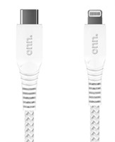 onn. 6 ft./1.8 m USB-C to Lightning Charge & Sync