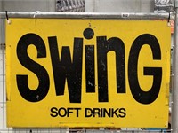 SWING Soft Drinks Screen Print Sign 900x600.