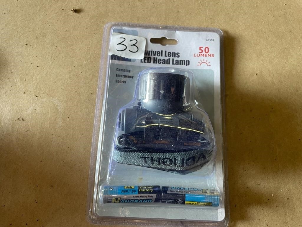 NEW Swivel Lens LED head lamp