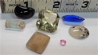 Mixed Lot Faceted, Cabochons, Crystal