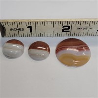 Polished Agate Cabochons- Apache Agate?
