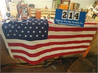 Vintage American Flag with 49 Stars