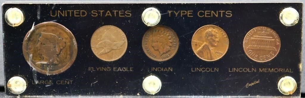 United States Type Cents Set