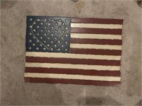 Beautiful Resin American Flag Decor NEW
