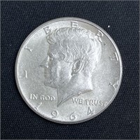 1964 Kennedy Silver Half Dollar