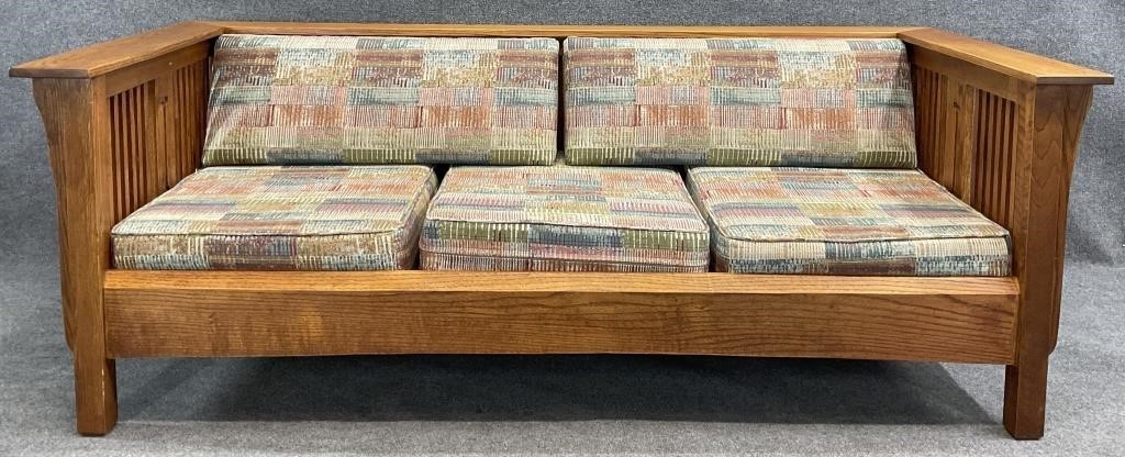 Well Made Mission Oak Sofa