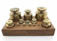 Toledo Brass Scale Weight Set