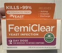 FemiClear Yeast Infection Ointment 2 Day Dose