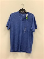 $24  SUN STONE mens v neck tee medium