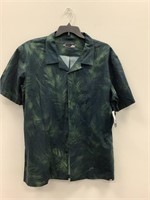 $65  LOST leaf button up mens XXL