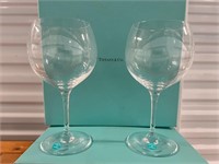 Tiffany & Co wine glasses