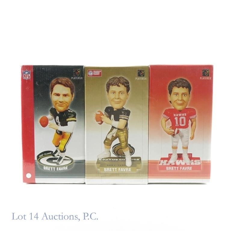 Brett Favre Bobblehead Set (Sealed)